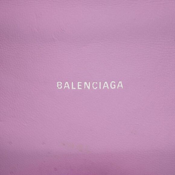 Balenciaga Shiny Croc Embossed Calfskin Hourglass XS Top Handle - Picture 7 of 16